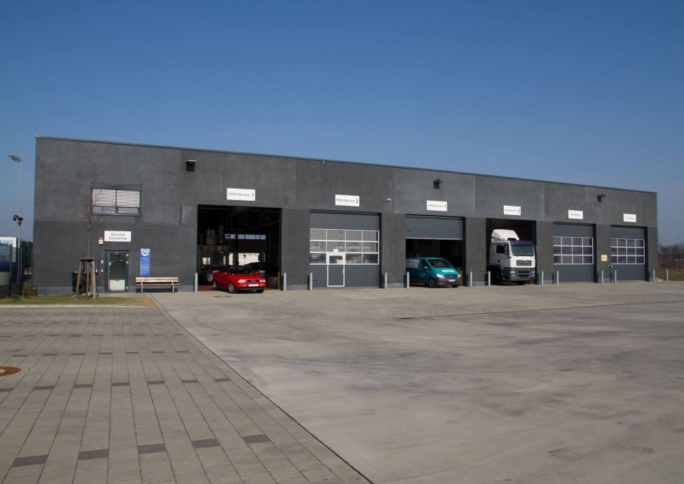 TechnoCargo Werkstatt - Außenansicht